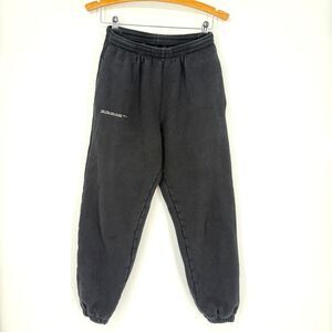 PANGAIA Jogger Pants Sweatpants Cotton Casual Drawstring Black Unisex Size S